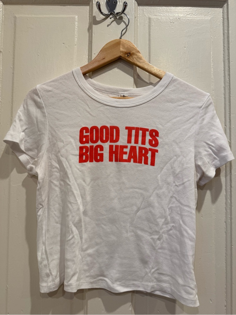 Renee Rapp Concert Baby Tee, big heart, 2XL